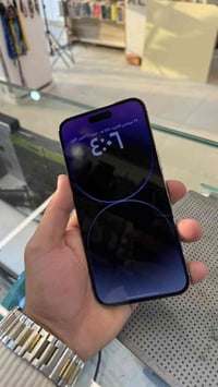 14 برو ماكس ذاكره 256 بطاريه 84 جهاز نضيف ما مفتوح ‏دبل سيم كارت بدون ...