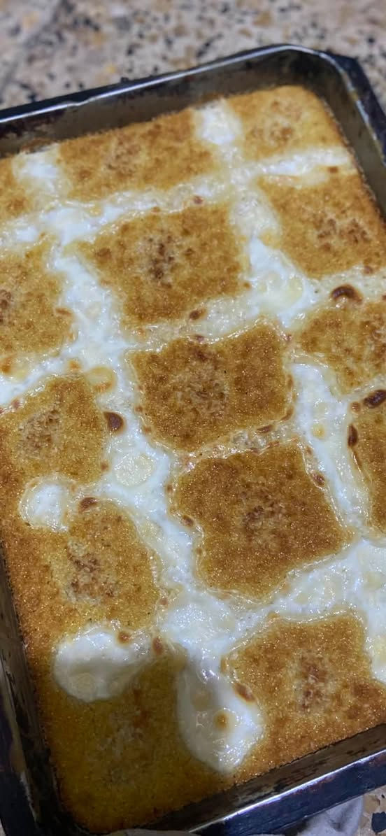 بسبوسه بالقشطه🧇
سعر الصينيه ٦ الف 
عنواني ديالى كاطون الرازي 📍
يوجد خدمه توصيل 🏍️
التواصل 👈 ***********
