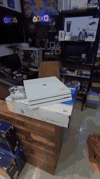 بلي٤ برو بالة لون ابيض تحديث 10.00 هارد تيرا نظافة عالية جوستك أصلي اب...