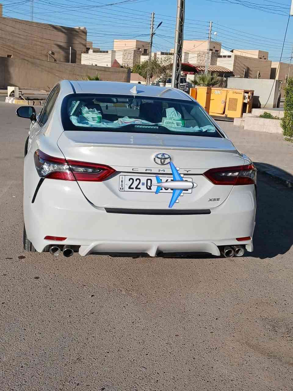 للبيع كامري 2023 XSE وارد أمريكي رقم اربيل
🔧 الحالة: جيدة  لون سموك مميز 
وارد أمريكي بدون حادث وبدون دواخل
 بدون صبغ فقط تعديل بارد بسيط 
السيارة جاهزة وما بيها أي نقص

✨ المواصفات:
✅ بصمة تشغيل
✅4سلندر
✅ رادارات أمامي / خلفي / جانبي
✅ هاند بريك إلكتروني + Auto Hold
✅ دشبول XSE
✅ لايتات أمامية وخلفية LED
✅ كاميرا خلفية
✅ تحكمات ستيرن + كروز
✅ شفتات گير على الستيرن
✅ شاحن وايرلس
✅ ويل كب 19
✅ تدفئة وتبريد كشنات الامامية

السعر 240 وبيها مجال
مكان  السياره صلاح  الدين 
***********
