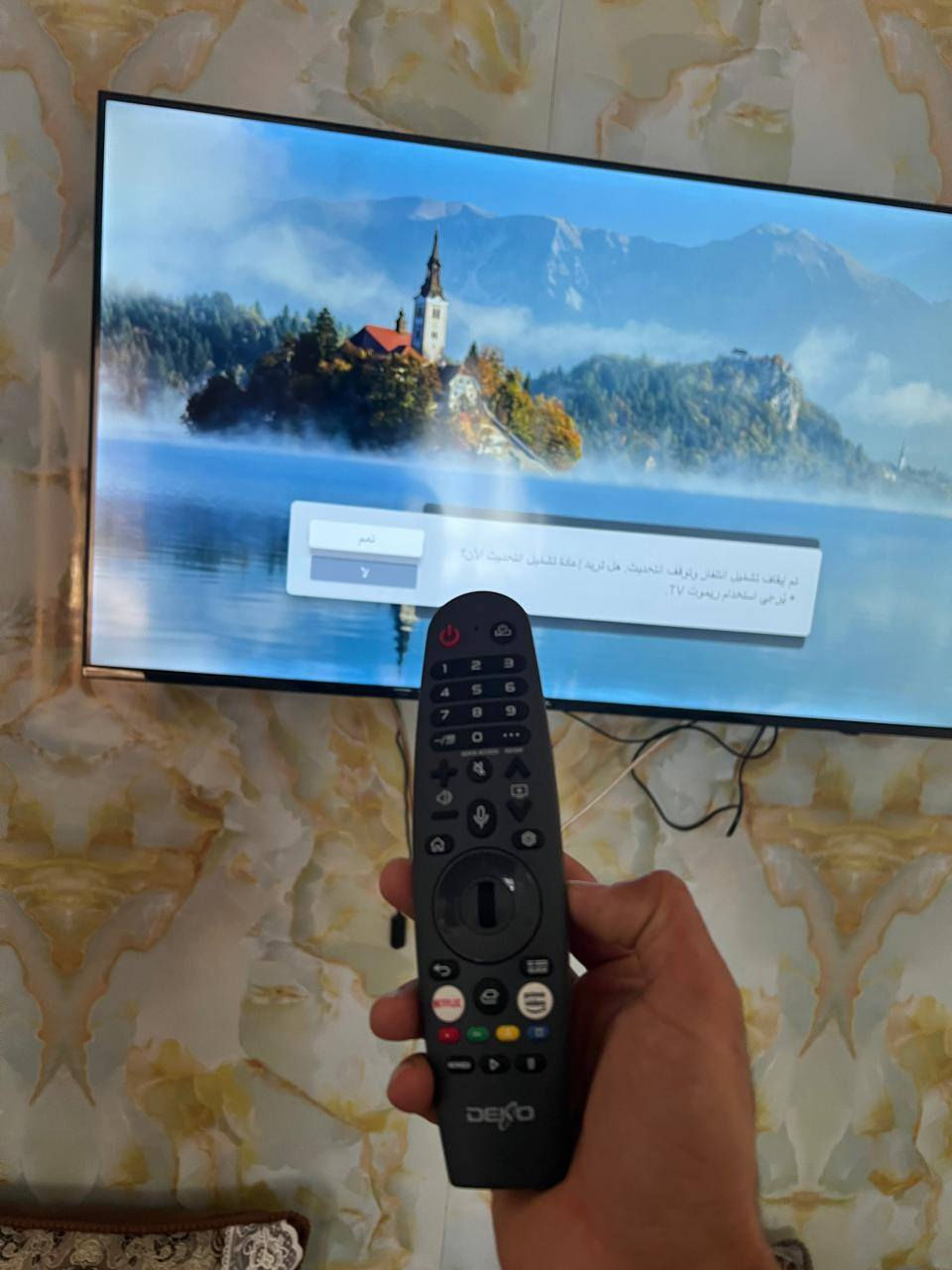 للبيع
شاشه DEKO
حجم ٥٥
نظام(smart TV)
تدعم التحكم الصوتي 
الدقه (1080-4K)
للاستفسار ***********
