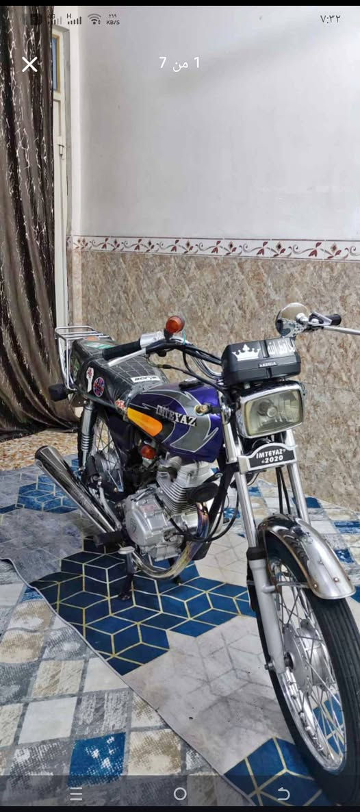 دراجه نارية اربع كير موديل 2020 والمحرك 2021 ونوع دراجه ايراني نامه إبرو دراجه نضيفه وجديدة نفس شكل الصورة 
وكيل العارضي 
الاستفسار /  *********** النجف, العراق
