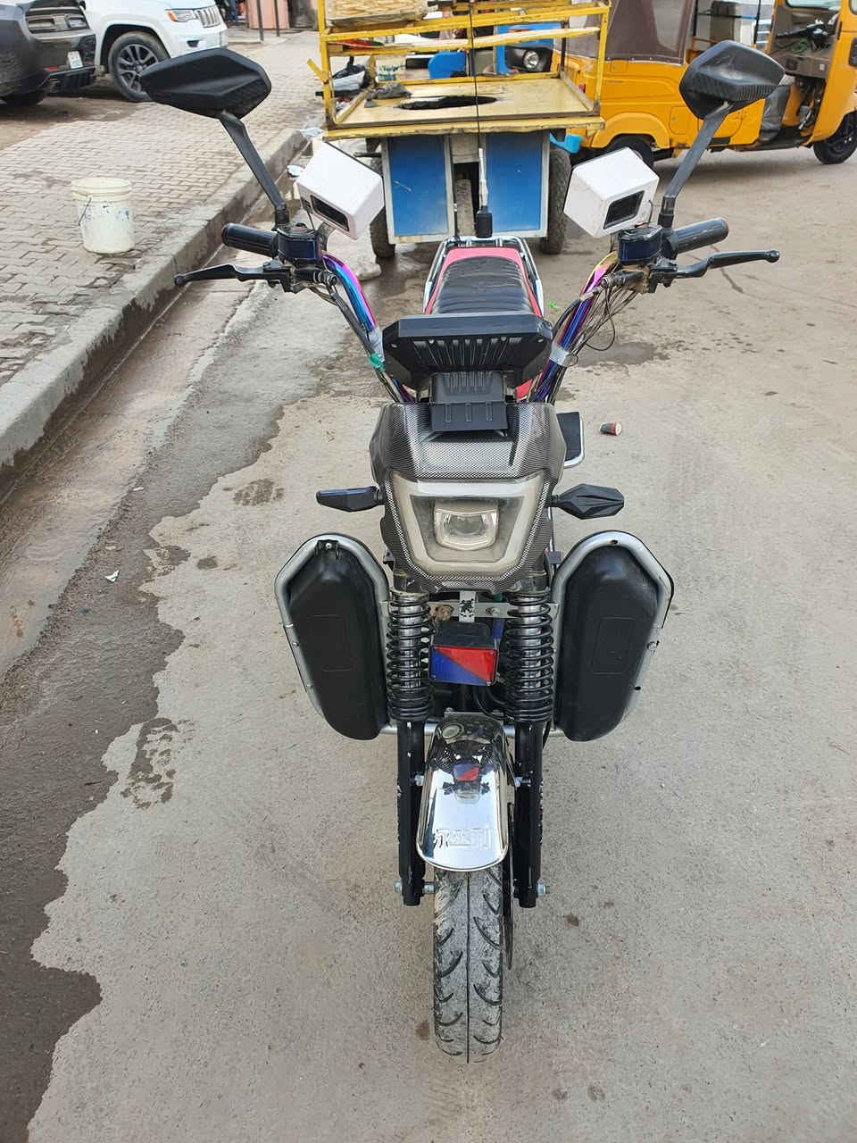 دراجه شحن هارلي موديل 25للبيع البطاريات6 على الفحص بصمة ضدالسرقة السعر٦٠٠وبيهامجال العنوان بغداد الحسينية المعامل رقم صاحب الدراجة *********** موجودواتساب
