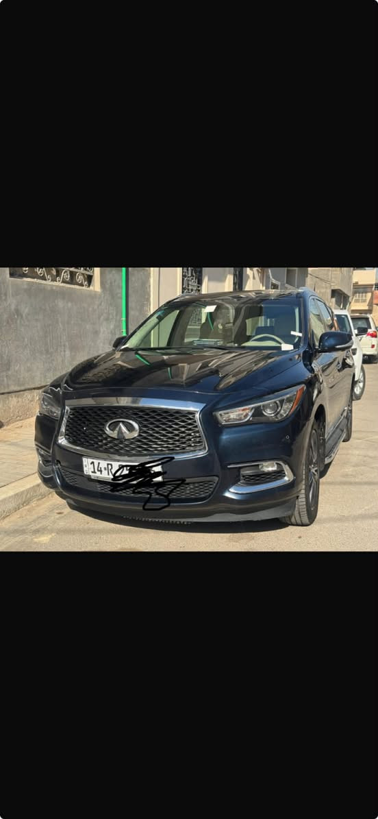 انفنتي QX60 مديل 2017ماشيه 43 الف بدي مكفول تقرير غرق السياره جديده بأسمي رقم بصره فتحه سقف باب كهربأي بصمه جلد  للاستفسار  ***********
