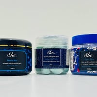 النيلة الزرقاء • مقشر جسم ووجه • تبييض