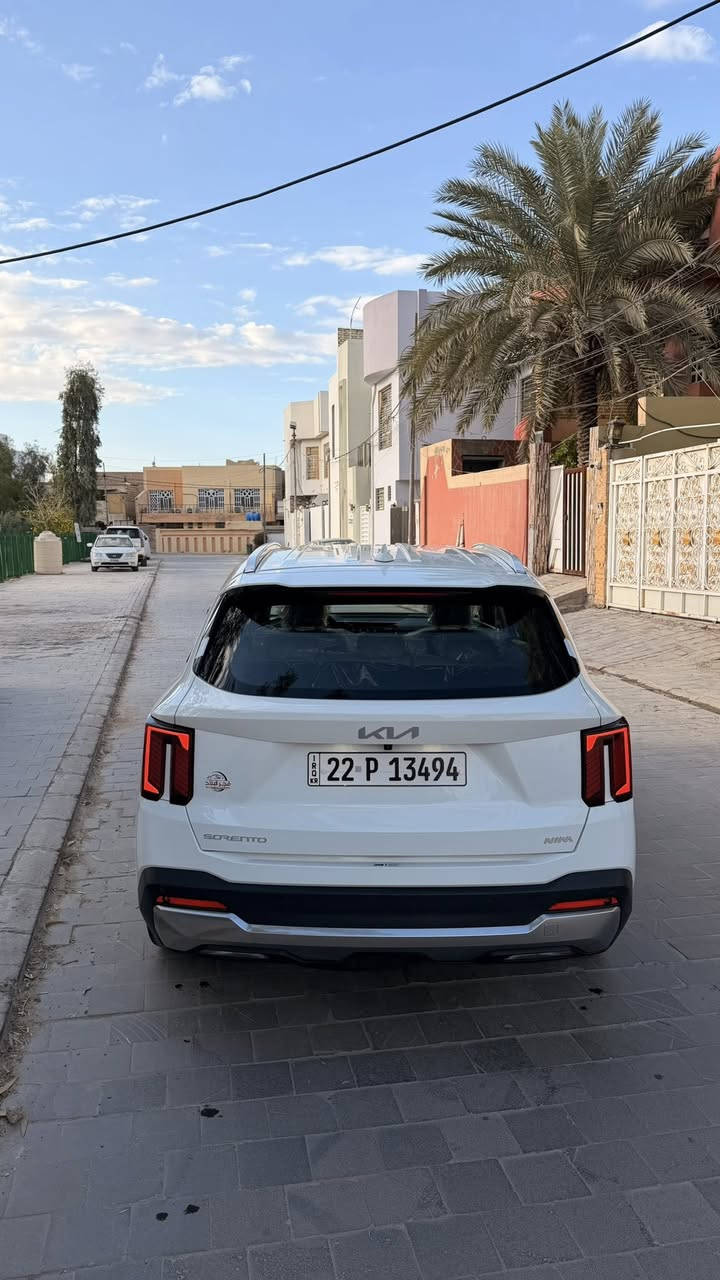 سورنتو 2025
اللوحات: اربيل 

العداد:19 الف كيلو

الحاله: مكفوله كفاله عامه سياره جديده

المواصفات: 

بصمه+بصمه أبواب 

تشغيل عن بعد 

كشن كهرباء 

كير ماوس

بريك بصمه 

اوتو هولد

وضعيات قياده

ويل حجم 20

عداد دجتال 

شاحن لاسلكي

شفتات ستيرن 

7 راكب 

3 قطع تبريد 

بردات أبواب خلفيه 

داخل 7 الون

باقي مواصفات معروفه 

المحرك: V6 

مكان: النجف الاشرف 

السعر: 319$

***********
