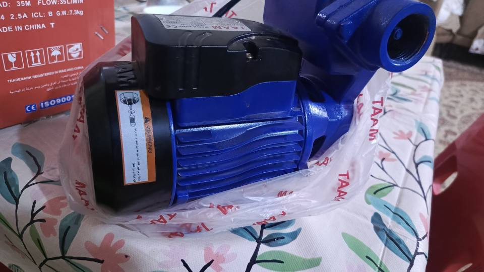 ماطور تام الباب الاول الاصلي
ملف نحاس الكبير 
 جديد استعمال يوم واحد فقط وصورة ماطور 
 وشكله تثبت نظافته .
 *********** واتساب 
 ***********
