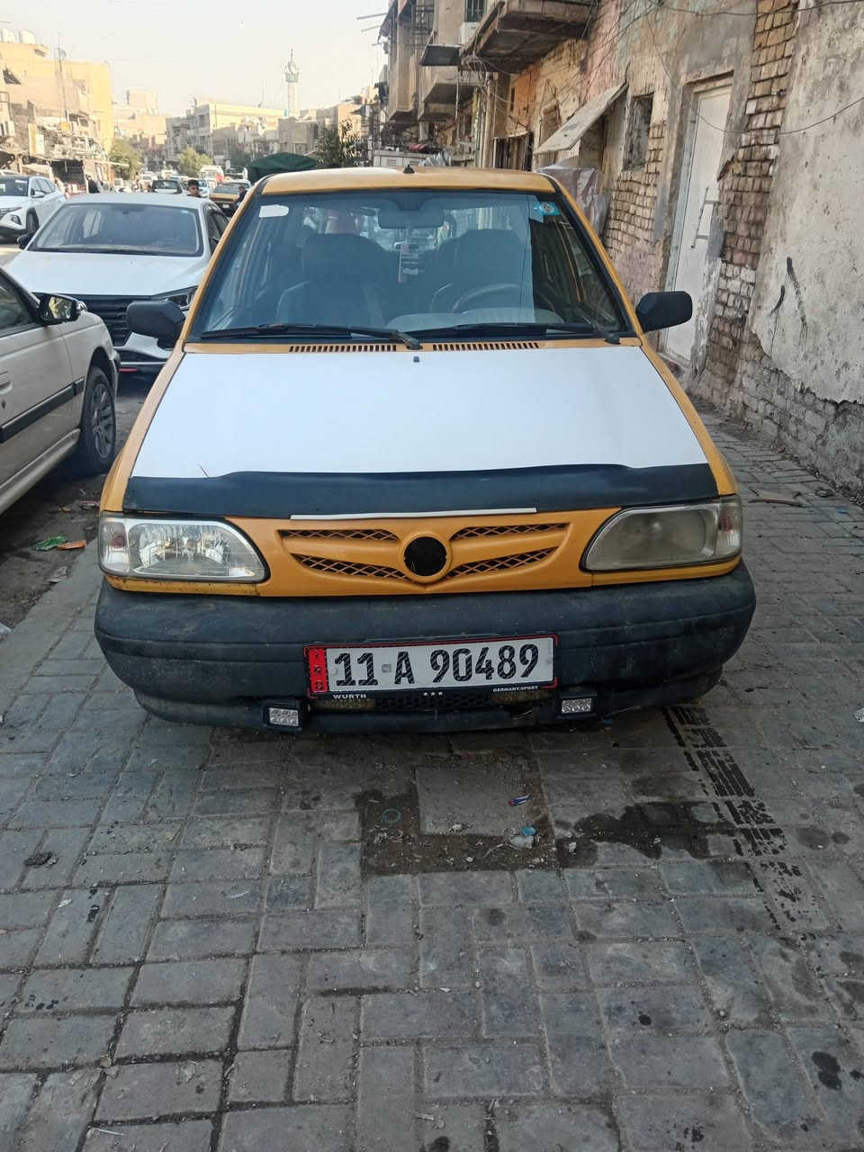 السلام عليكم من رخصة الإدارة المحترمة سايبه موديل ٢٠١٥ سياره جاهزه كير مكينه صدر تبريد كهربائيات كلها شغاله رقم بغداد نكليزي تحويل مباشر سنويه لل ٣٠ تنتهي هيئه وغرامات مصفره براكيت واحد مصلح بيها طخه خفيفه جاملغ خلفي الايسر ومصبوغ ع كده السعر نقص فان التبرير فقط السعر ٣١ ورقه مكان السياره بغداد الكفاح قرب مستوصف الشيخ عمر رقم الهاتف *********** اسف على الإطالة
