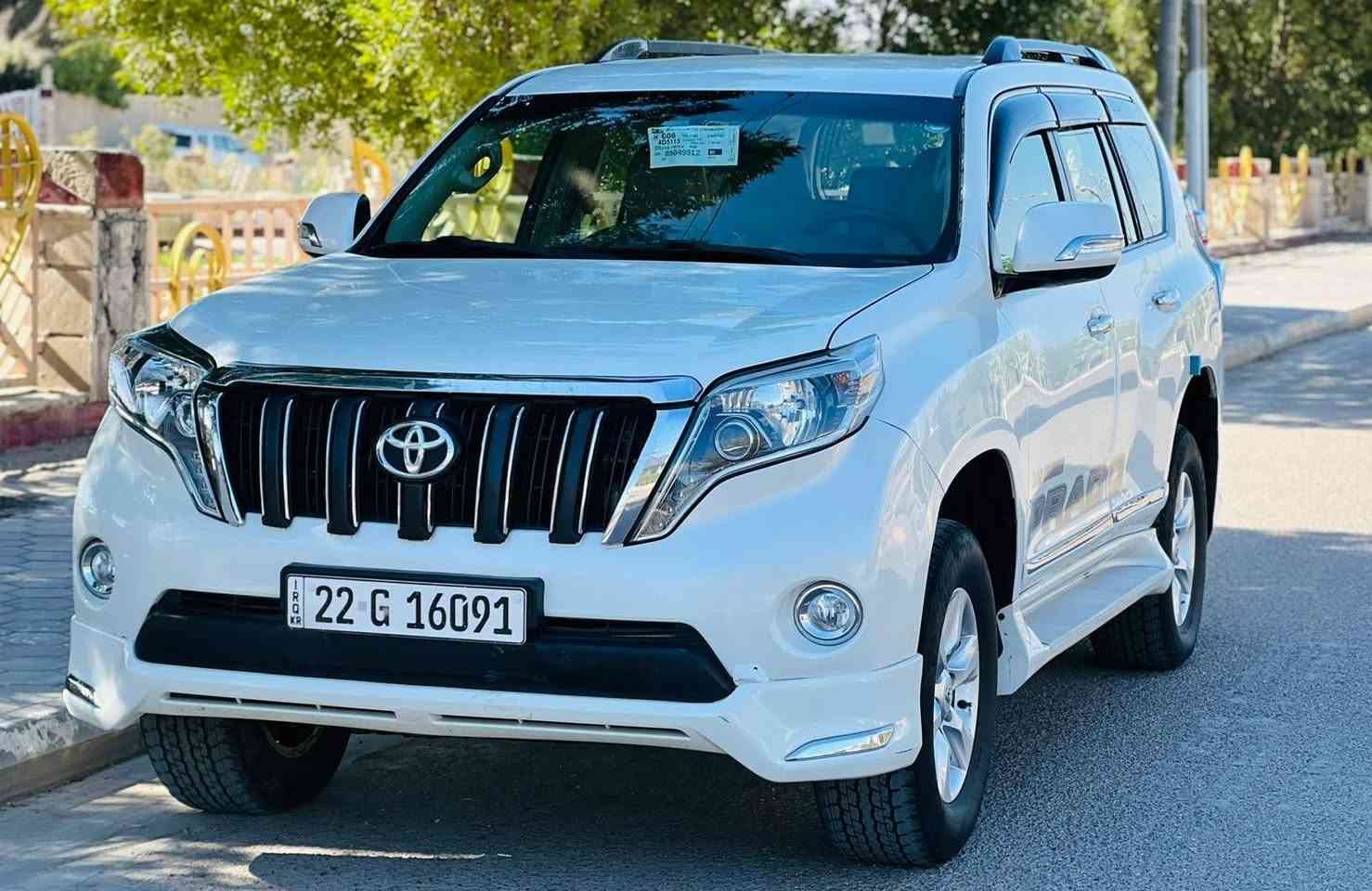 تويتا لاندكروز برادو 2010 
 محدث بلادي اصلي 
محرك 4 2700 فورويل 
كفاله عامه 
شرط التحويل او الوكاله
العنوان واسط نعمانية 
الاتصال 
***********
