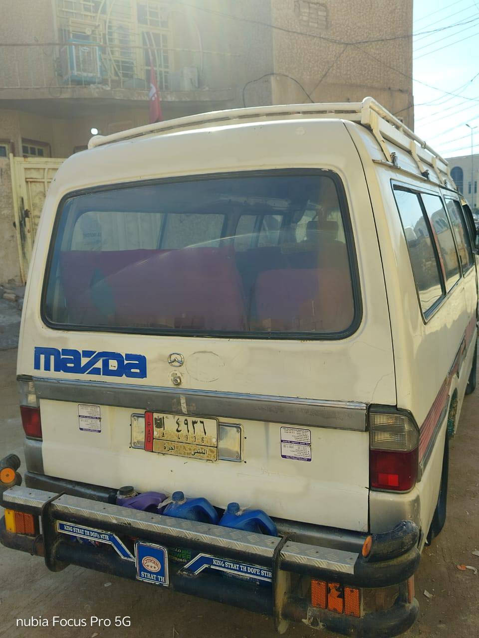 السلام عليكم مازده موديل 94سنويه ساقطه كير محرك اكسل حداديه كله جديد للبيع 44 وبيها مجال خط حي العامل *********** كربلاء مكاني
