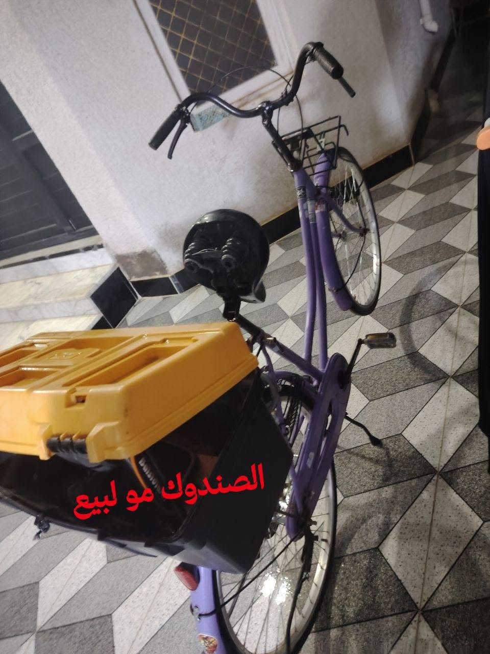 السلام عليكم بايسكل حجم 26
نضيف حيل تايرات جدد ولونة حلو سعر 95 وبي مجال قليل مكاني كنعان  شارع شميسات  اي استفسار خاص او اتصال ***********

