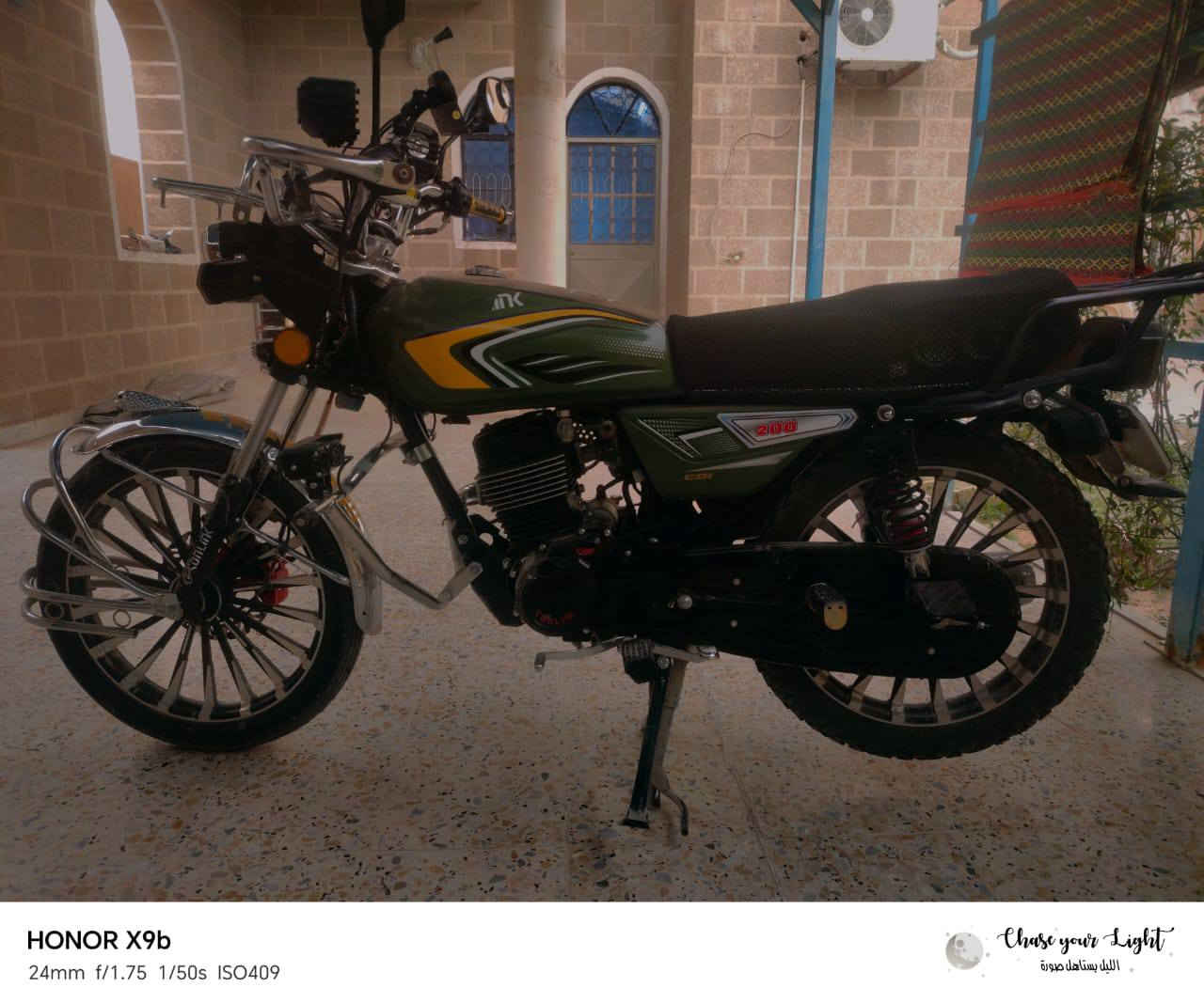 دراجه للبيع.  25 محرك 200كماليات فول ونشاط خير من الله اوراق بصمات كامله  *********** خاص مفتوح اواتصال عل رقم
