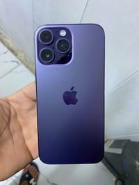 ايفون 14 برو ماكس ذاكره 265   بطاريه 79   مبدل شاشه   و الكامره الامام...