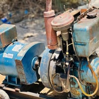 عندي مولدة هندي البيع مولدة كلش نضيفة راس توليد 10 كيفي مولدة شغالة  م...