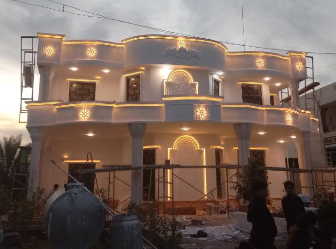 تم وعلى بركة أكمال واجهه ابو عبدالله في البنمر   وعمل الكهرباء بأدارة اكرم اسماعيل حسين العسافي 
***********
***********
