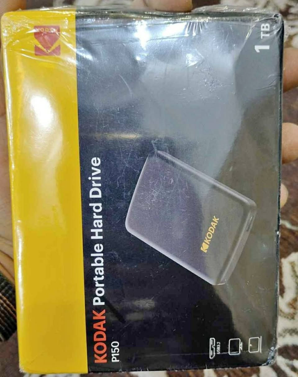 للبيع هارد من شركة كوداك ياباني hhd 1TB   مفحوص اصلي السعر مع التوصيل ٩٠ الف ***********
