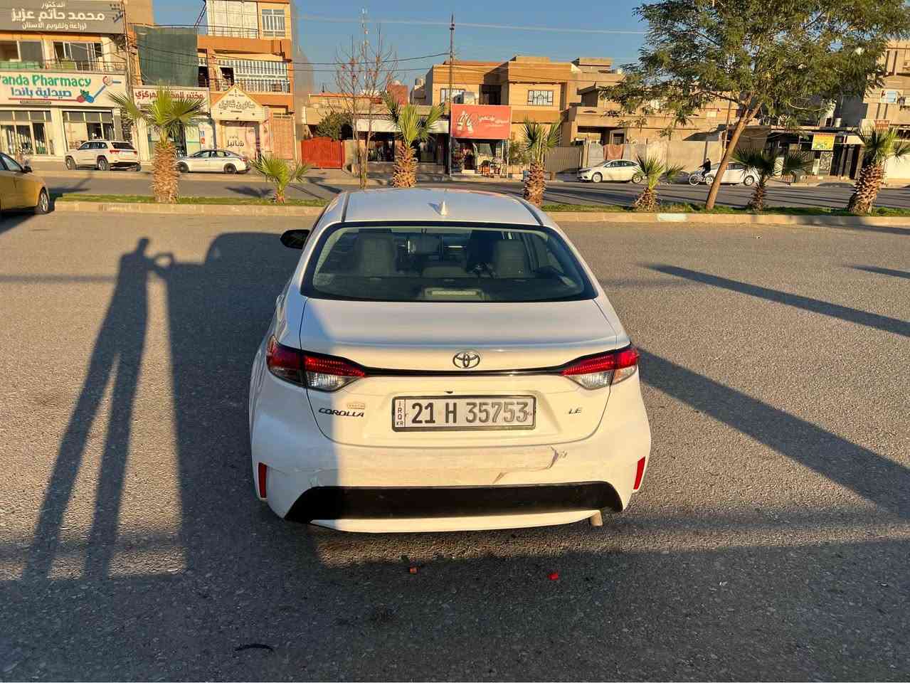 السلام عليكم 
للبيع كورلا 2021 Le
محرك 18 المرغوب 
رقم سليمانية دولي
رقم سنويه كله جديد لل27 شهر 10
مواصفات 
مثبت سرعه 
شاشه 
كامره خلفيه
تحديد مسار
رادر
زنون ناصي 
محرك وكير شرط 
محرك جديد مبدل 
تبريد ثلج 
السعر 158 بي مجال للطيبين
ضرر بونيد صبغ فقط وجاملغ الامامي بارد 
الاتصال ***********
مكان كركوك كركوك, العراق
