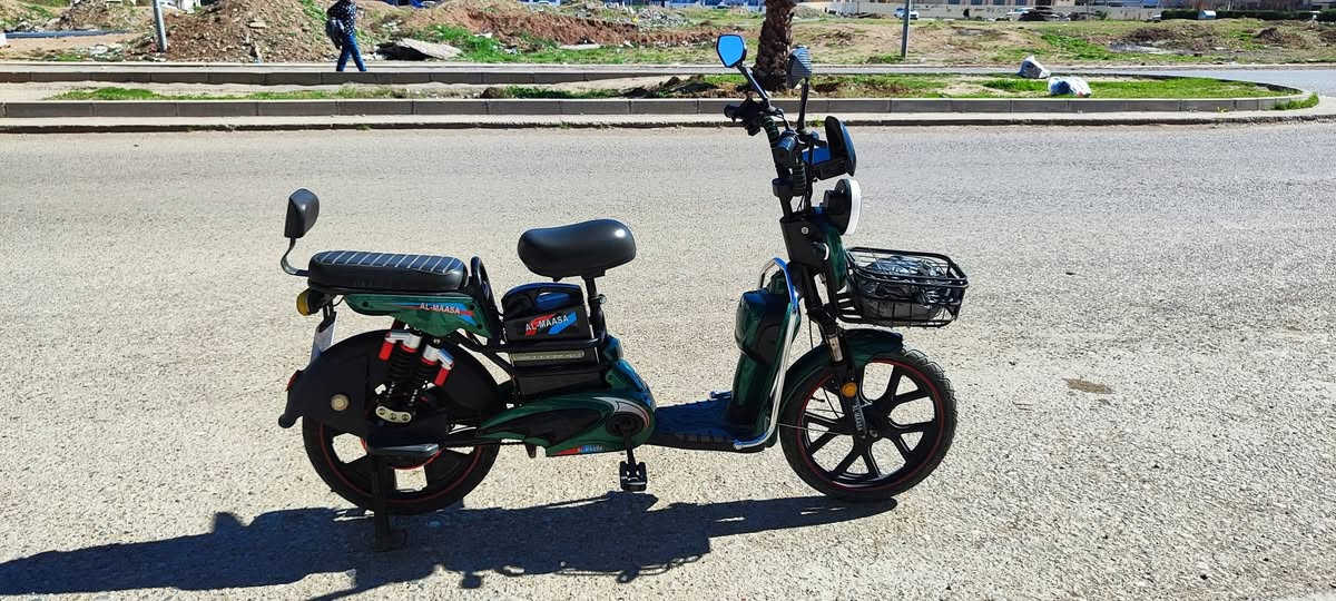 دراجة كهربائية شركة الماسة 5 بطاريات 
تواجد اربيل 
تواصل على الخاص او على الرقم ***********
