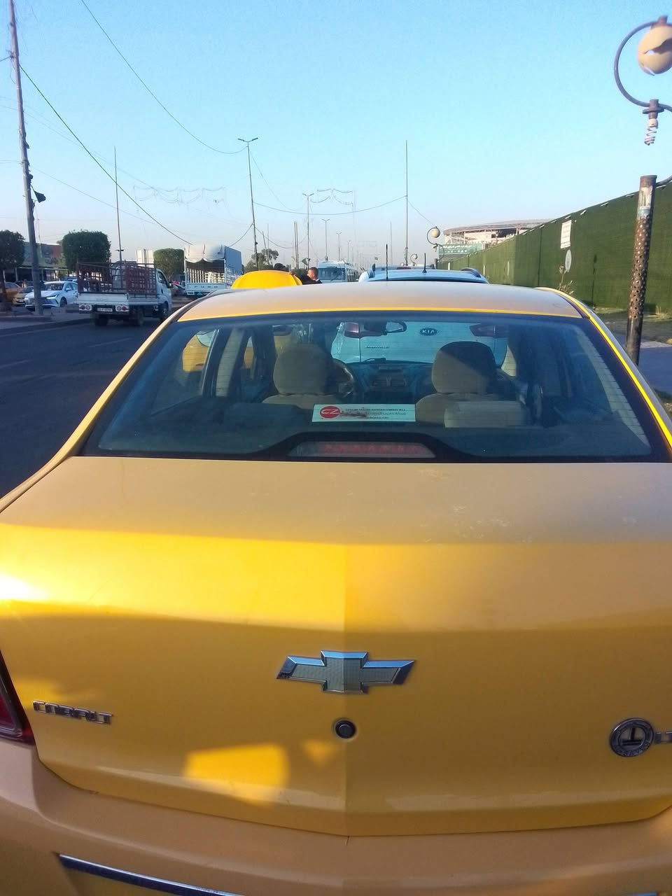 السلام عليكم سيارة لبيع كوبلت شوفر موديل 18 كير مكينه تدفة تبريد رقم بغداد انكليزي باسمي سنويه جديدة مصفرة هياة وغرامات تحويل مباشر السعر 75 وبيه مجال قليل عنوان بغداد البلديات الاتصال على الرقم ***********
