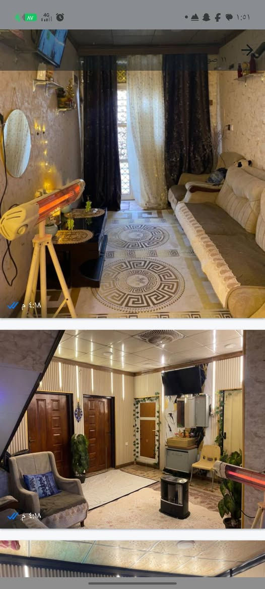 بيت لبيع مساحته 100 متر سنت 52 قرب مدرست حمرابي اهلي سعر 60مليون وبي مجال رقم ***********
