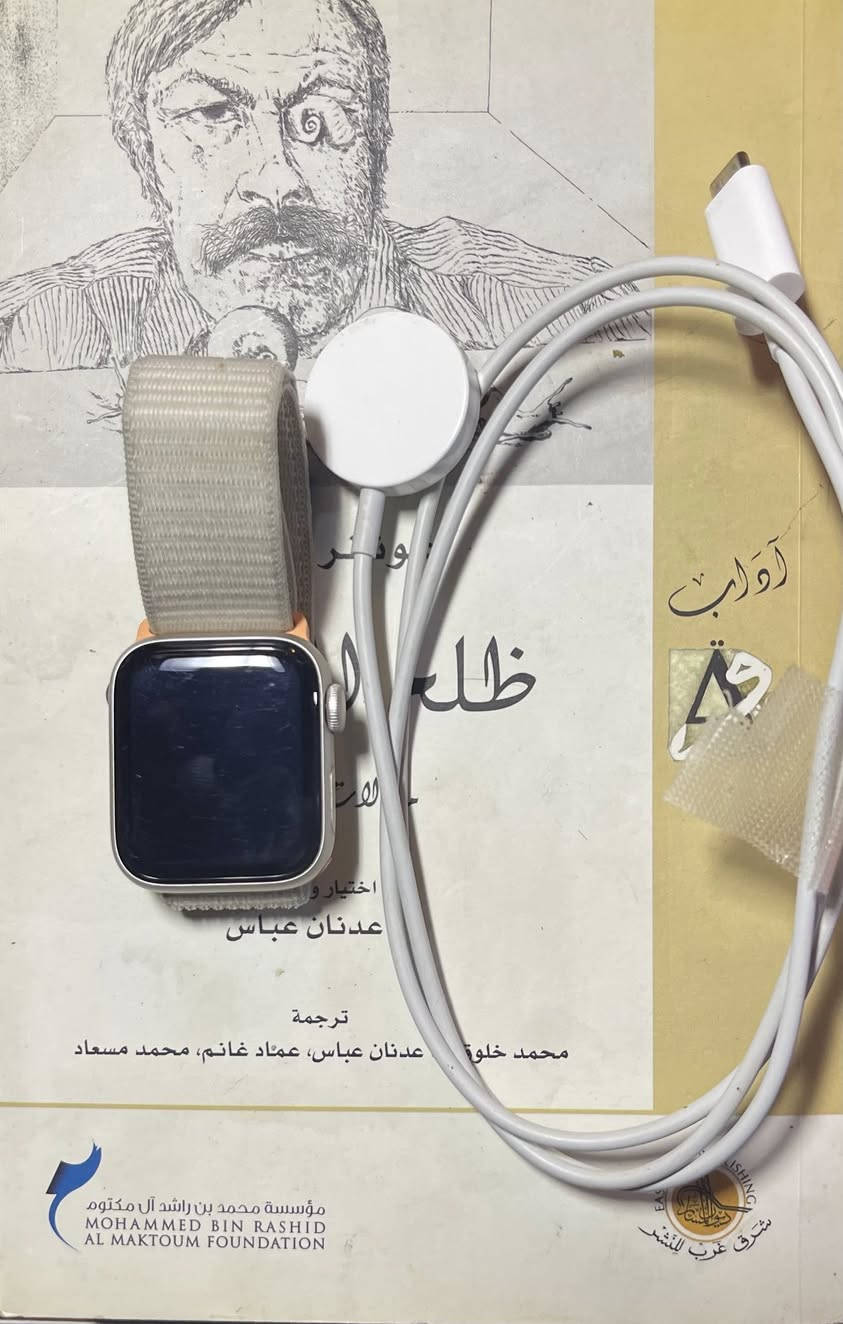 ابل ساعة ذكية اس اي (الجيل الثاني) [جي بي اس 40 ملم] مع هيكل الومنيوم ستارلايت وحلقة رياضية ستارلايت لتتبع اللياقة البدنية والنوم وكشف التصادم ومراقب معدل ضربات القلب، كربون محايد + gps 
بطاريه 89
كارتونه غير متوفر
نضافه 90
سعر 125
تواصل واتساب 7725888152


**إذا كنت صاحب هذا الإعلان وتريد حذفه لأي سبب، رجاءا أرسل رسالة إلى الدعم الفني**