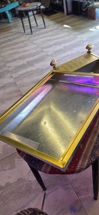 منقل نحاس بالكامل للشاي والكهوة مع اضافة عين طباخ طولية السعر 90 الف ل...