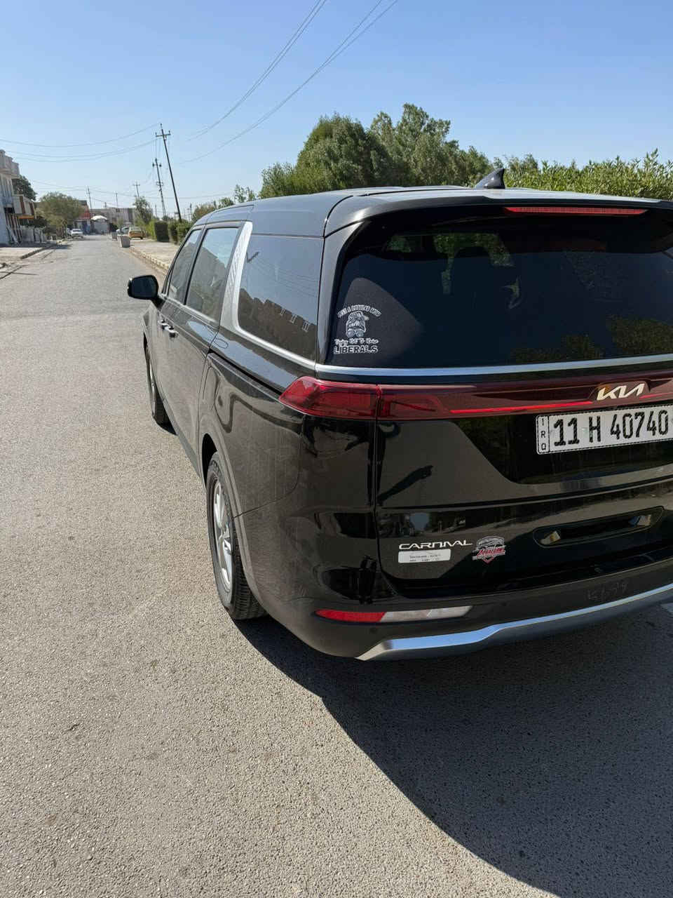 كيا كرنفال موديل 24 lx
محرك ٣٥٠٠  v6
ماشيه ٥٠ الف 
السياره كلين بيها بس شويه تكحيل بقبغ الجنطه والجاملغ 
صور الحادث مع المنشور 
السعر ٢٥٥ 
للاستفسار ***********
