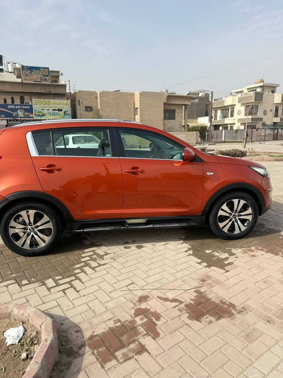 سلام عليكم سبورتج ٢٠١٤ خليجيه 
مكفوله كفاله عامه من الصبغ ولبارد وتبديل 
نص مواصفات 
تحكم ستيرن 
ثلاجه 
حساس خلفي 
كامره 
اوكس 
بلوتوث 
جلد 
تخم تاير 
مكينه كير 
مكفوله من الفتح 
صدر جديد 
سعر 150 وبيه مجال 
رقم بغداد جديد
*********** وتساب
