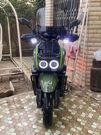 دراجة شحن نوع أباتشي الدراجة نظيفة بيهه بس البطاريات تعبانه يرادلهن تب...