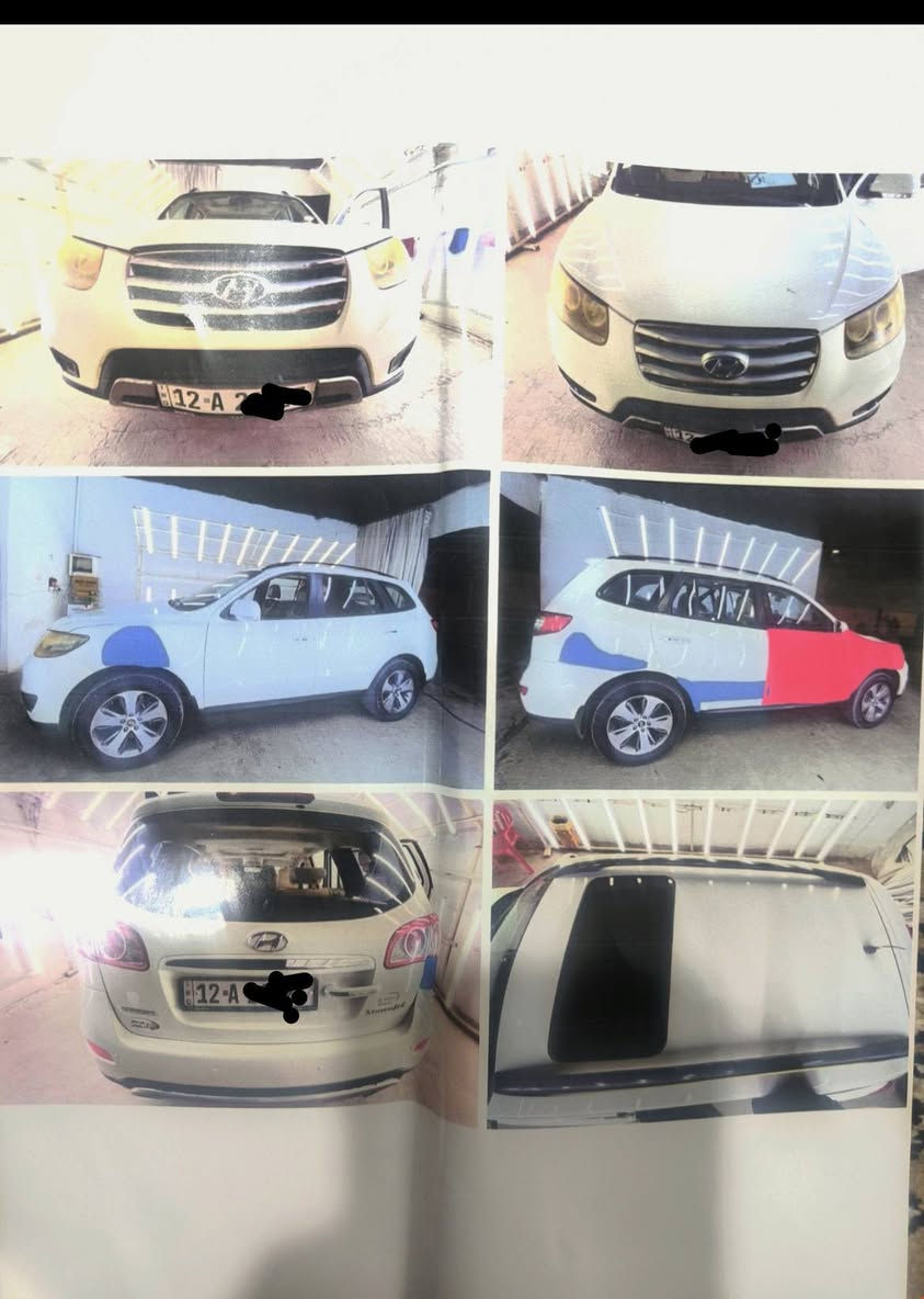 السلام عليكم عندي سنتافي 2012 فول بس بدون بصمه بها قطعتين صبغ وبيع كربون بنزين رقم سنويه جديد رقم نينوى مكاني اربيل السعر 140 وبيها مجال للطيبين شيء قليل وهذا رقمي بس بيا واتساب(***********)
