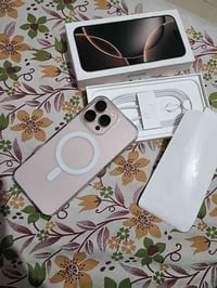 آيفون ١٦ برو ماكس • صحراوي • بطارية ١٠٠