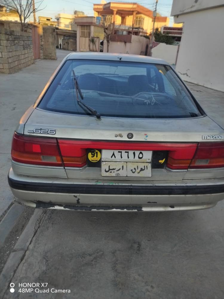 مازدا 626
8بەخ 
نرخ 30 مەحامەلە یەکی برایانە
***********
*********** رانية, السليمانية
