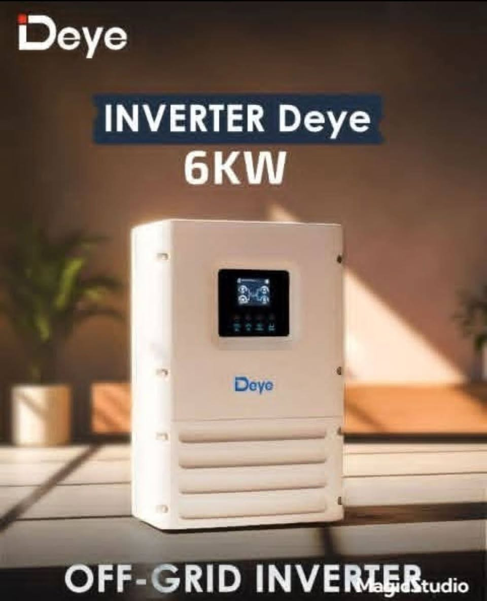 يالله 
يتوفر انفيرترات #deye 
حجم ٦ك اوف كرد 
حجم ٨ ك هايبرد
كميه محدوده
بغداد القاهره 
***********
