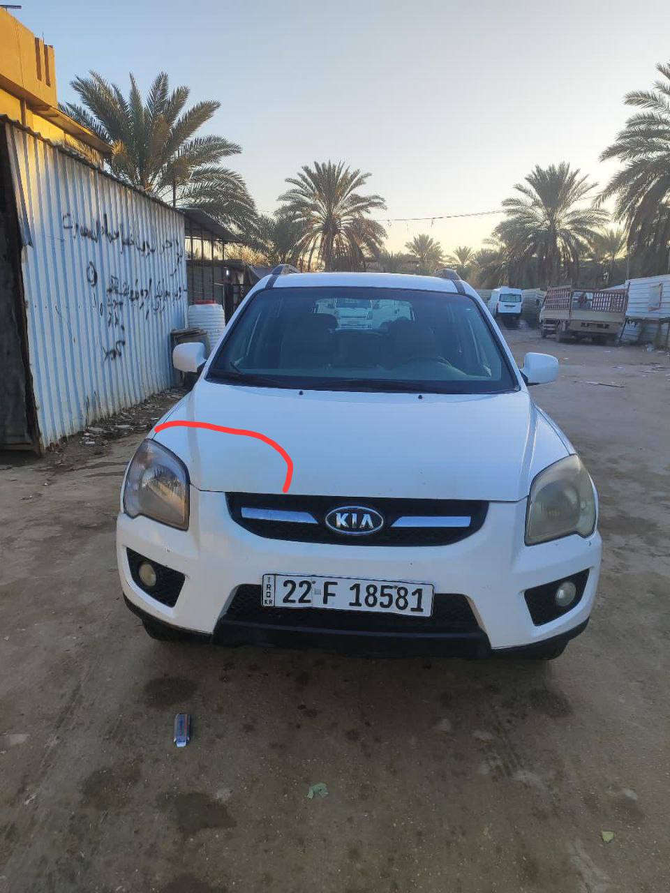 يالله سلام عليكم كيه سبورتج موديل 2010  خليجي 
🛑سياره بيه تبديل باب بلادي بدون دواخل ... 
🛑وشويه بلبنيد صبغ مثل ماموضح بلصورة ... 
🛑 باقي كفاله ... 
سياره  جديده ستخدام شخصي   تبريد ثلج صدر جديد تخم تاير باتري جديد  
السعر 108
رقم ***********
 عنوان بابل
