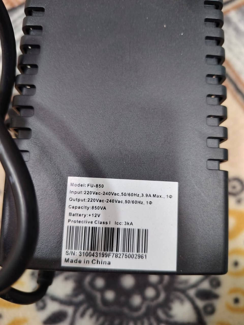 يو بي اس بااله جديد فقط بدون كارتون الي يفيده يكتب سعر
شرط الفحص


**إذا كنت صاحب هذا الإعلان وتريد حذفه لأي سبب، رجاءا أرسل رسالة إلى الدعم الفني**