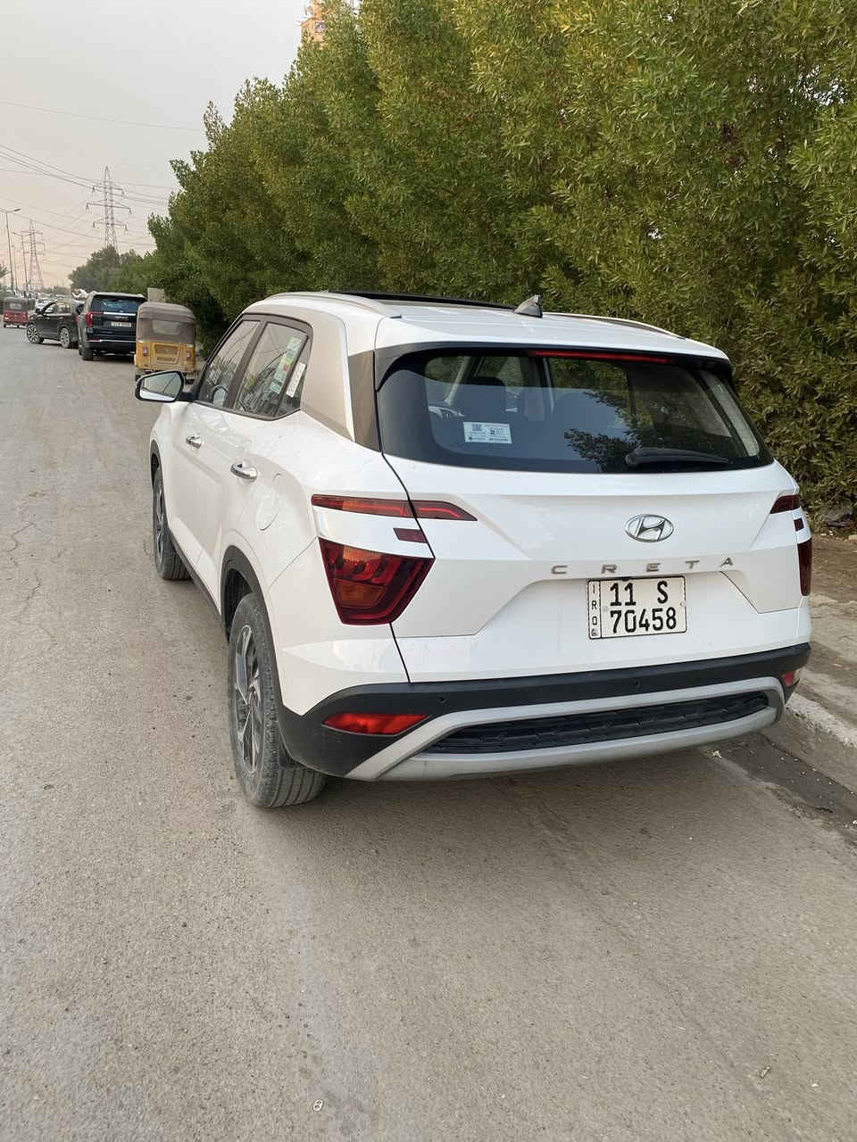 هونداي كريتا 2023 خليجيه فول مواصفات
ضمان وصيانه وكاله الاولى(موتورز) 
صيانتها الدورية في الشركة
فتحه سقف بانوراما
دخول ذكي تشغيل عن بعد
مري شفط شاير بل مري
حساسات خلفي
سايد بريك بصمه
شاحن واير ليس
شاشه كبيره
جديده جدا مكفوله كفاله عامه من صبغ ولبارد
ماشيه 28 الف كيلو
مكانها بغداد الدورة
***********واتساب بي سعرها 158
