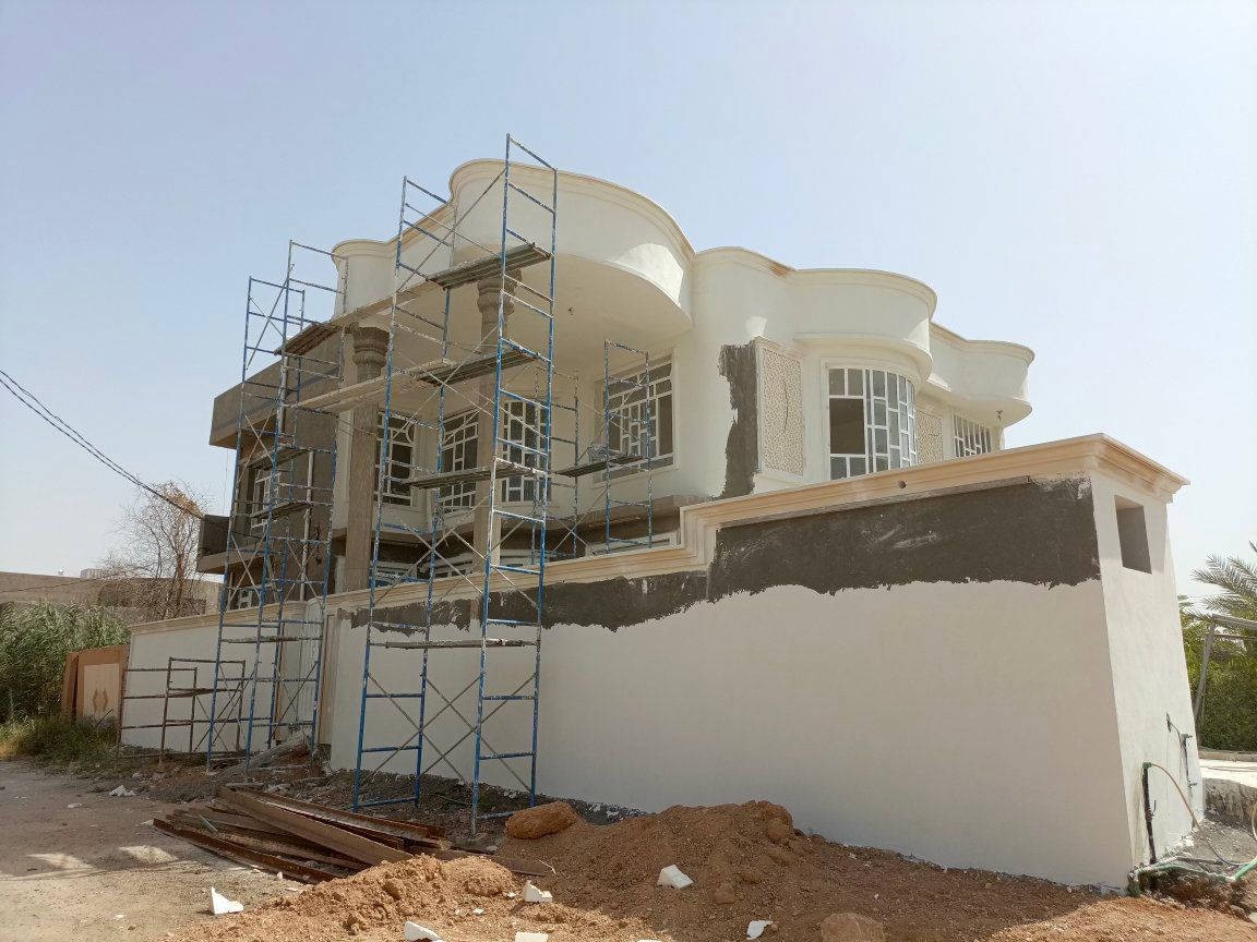 تم اكمال واجها الحبيب حسين المعموري في حي الامير جزء من عملي البسيط نعمل كافة الديكور الداخلي والخارجي *********** \ ***********
