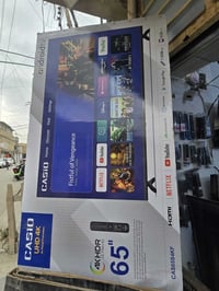 شاشه جديده CASio جديده ما مستعمل انترنت سمار tv 4kبيه خط مثل ما واضح ب...