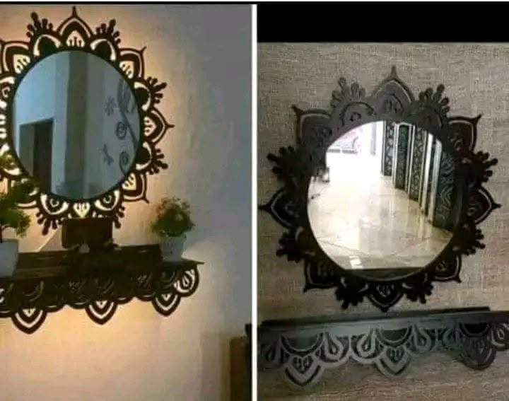 ✨ مرايا ديكور خشبية ✨
😍أضف لمسة من الأناقة والجمال لبيتك مع مرايانا المميزة بتصاميم عصرية وكلاسيكية تناسب جميع الأذواق 💫😍😍

✔️ صناعة خشبية متينة 🌹🌹
✔️ أشكال متنوعة 🥰 خشب نوعية ام دي اف 💐💐
✔️ مع رف عملي للديكور 🥳🥳

📍 مناسبة لغرف الجلوس – الممرات – غرف النوم📍
🎁 فكرة هدية مميزة وأنيقة🎁

للطلب والاستفسار حاكوني🥰💌💌


**إذا كنت صاحب هذا الإعلان وتريد حذفه لأي سبب، رجاءا أرسل رسالة إلى الدعم الفني**