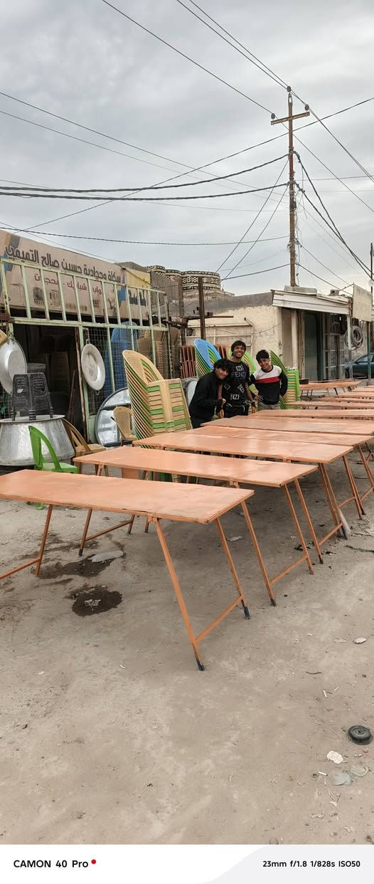 سلام عليكم ميز  سعر ٣٥ النجف***********
