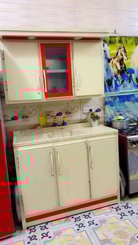 كاونتر ألمنيوم • سنك مرمر • 4 قطع