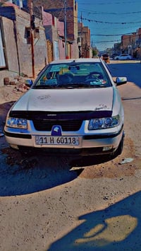 سياره سمند 2009 مراوس حسب القناعه بتاكسي مكان بغداد حيور جاهزه السياره...