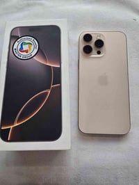 16 برو ماكس ذاكرة 256  بطارية 98  ماستر كامل ملحقات  وبعده داخل الضمان...