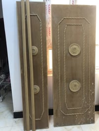 ابواب خشب صاج وجهين 5ملم فرده وربع  عدد 2السعر 250الف  07803232203