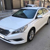 شباب عندي سوناتا 2016 لون ابيض رقم سليمانية الجديد  صور الحادث مرفقه ب...