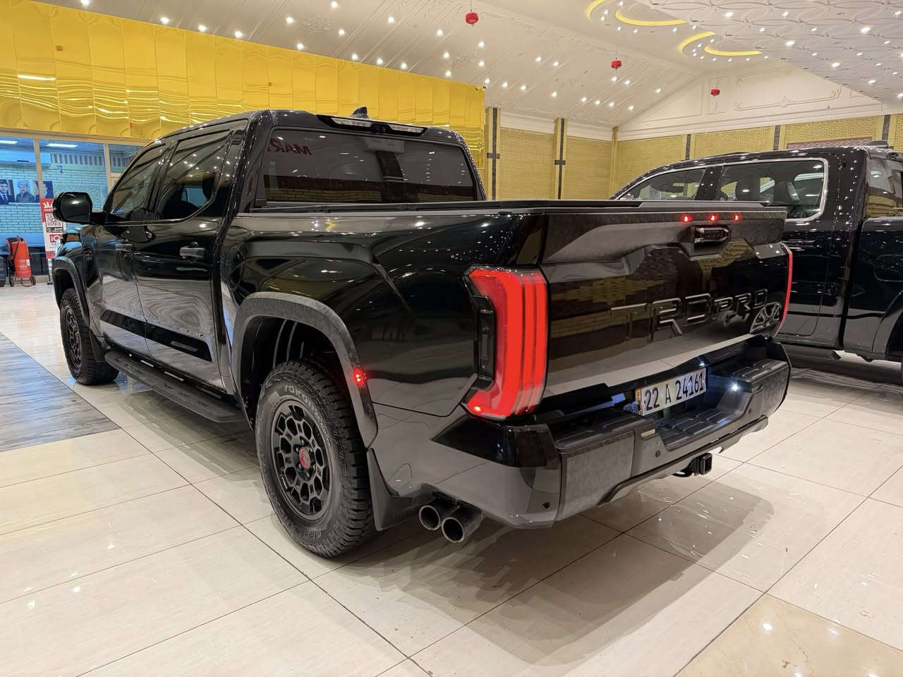 MARHABA CARS ERBIL
——————————
BRAND : TOYOTA TUNDRA
CLASS : TRD PRO
ENGINE : V6 - 3.4T HYBRID - 4x4
STATUE : CLEAN TITLE كلين تايتل 
YEAR : 2022
PRICE : $$
COUNTER : 58,000 MILE
IMPORTING : وارد كندى
ADRESS : Erbil , أربيل شارع ١٠٠م صف دائرة گمرگ
FOR IFORMATION CALL US :
MARHABA CARS 
 📞 : ***********

