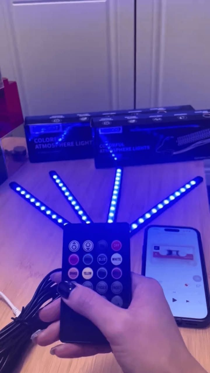 إضاءة داخلية للسيارة بالألوان متعدده RGB فخمة مع التوصيل لجميع محافظات العراق مجانا 🇮🇶 للحجز والاستفسار التواصل مع الرقم *********** او راسلني خاص
