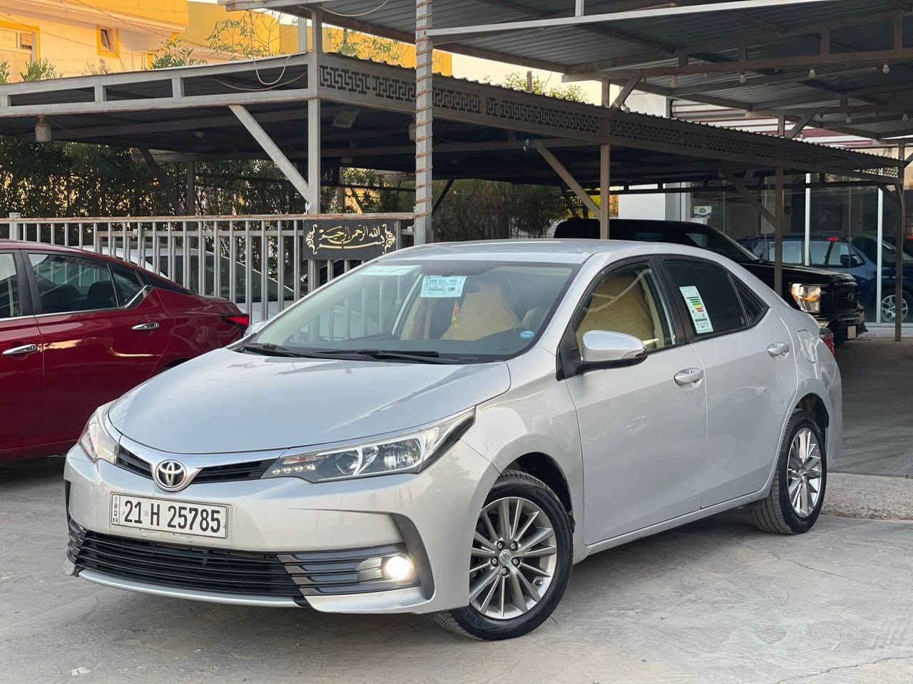 للبيع كورلا 2018 خليجي 
رقم سليمانيه وبأسمي 
مكفوله من كلشي 
مواصفات 
داخل اصفر 
محرك 16 برغي ممفتوح 
مانع انزلاق
كروز سرعة 
نظام SPORT
لد امامي زينون
لد خلفي 
السيارة هزة سنوية جديدة ورقم جديد 
تخم تايرات جديد عليها صدر جديد 
مكان السيارة ديالى -خانقين معرض الجزيره
وكالة + تحويل حاضر 
للاستفسار 
***********
***********
السعر142& وبيها مجال خناقين, ديالى
