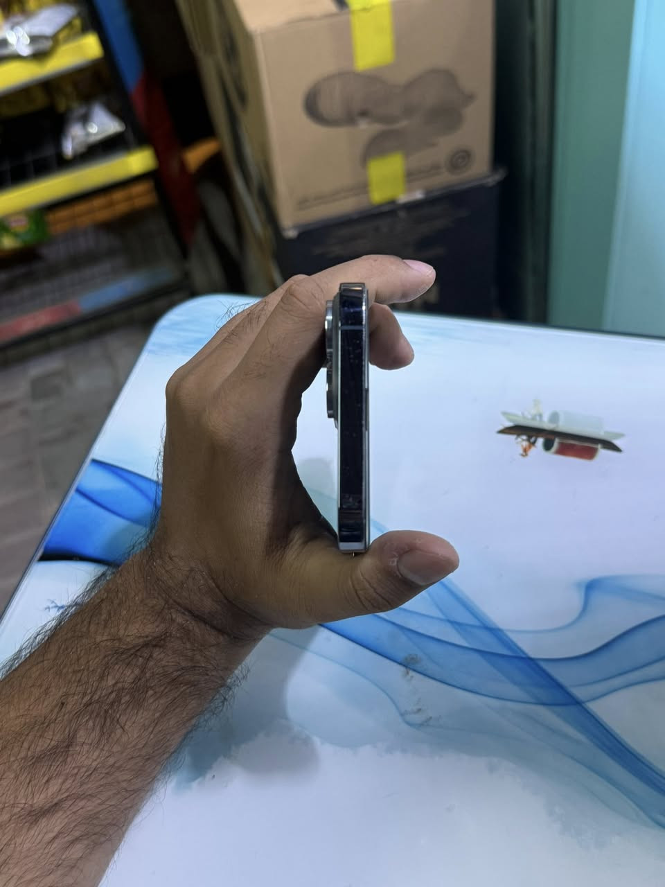 ايفون 13برو ماكس 256 بطاريه ٨٥
العنوان القاهره مبدل شاشه وضهر مفطور 

ممتواجد  خاص للاستفسار رقم

السعر 400 وبي مجال

مرات يطفه يرست ويرجع يشتغل  

0775 275 1230
