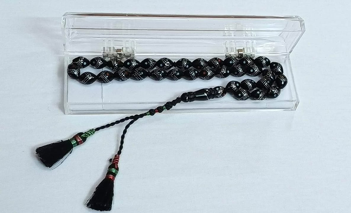 سبحه النارجين الطبيعي أصليه تطعيم 33حبه الحجم 12 الحبه
السعر 25الف 
توصيل جميع المحافظات 5الف
*********** بغداد, العراق
